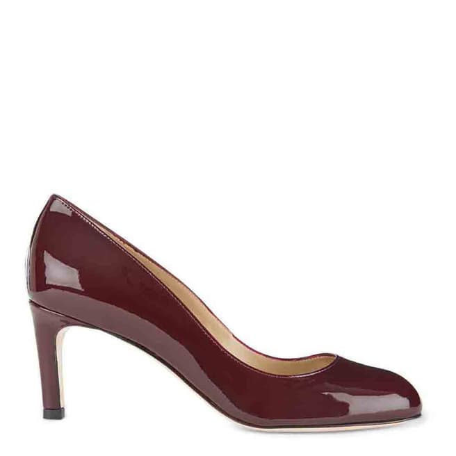 Hobbs London Mulberry Patent Leather Sophia Courts 