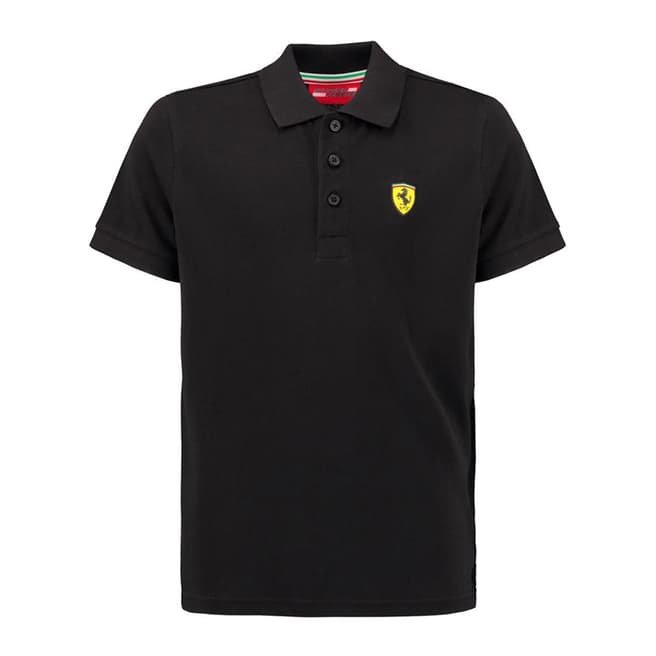 Scuderia Ferrari Black Classic Polo