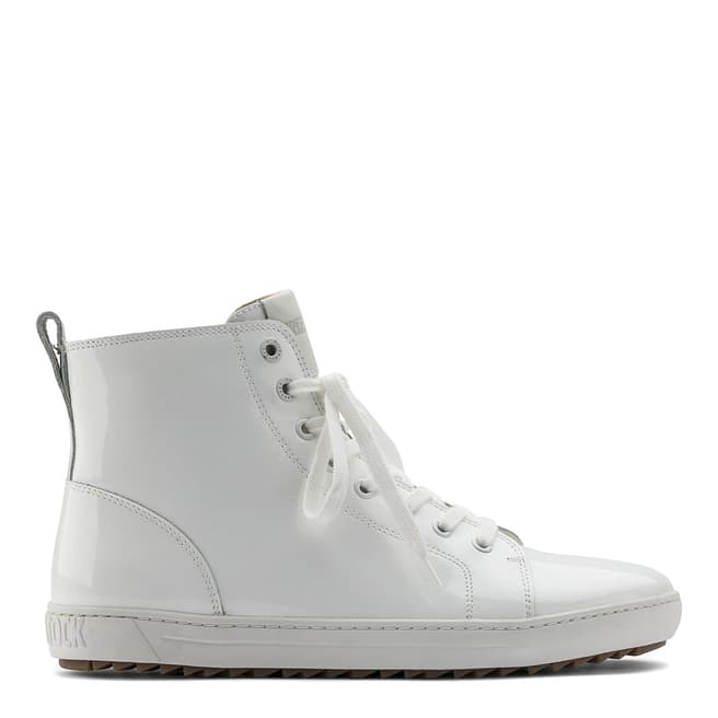 Birkenstock White Patent Leather Bartlett Sneaker