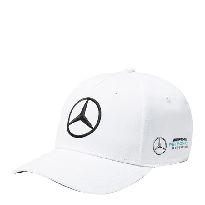 Mercedes AMG-Petronas Motorsport White Baseball Team Cap