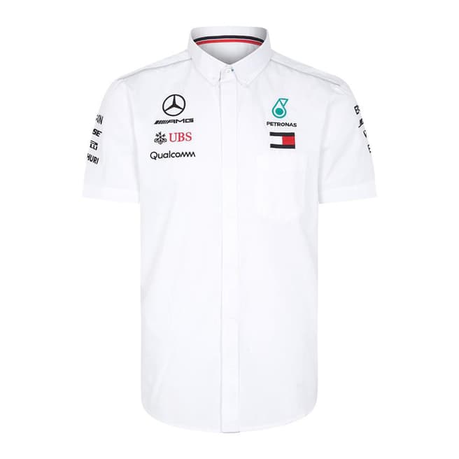 Mercedes AMG-Petronas Motorsport Men's White Team Shirt