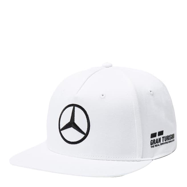 Mercedes AMG-Petronas Motorsport White Flatbrim Hamilton Drivers Cap