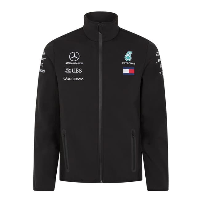 Mercedes AMG-Petronas Motorsport Men's Black Softshell
