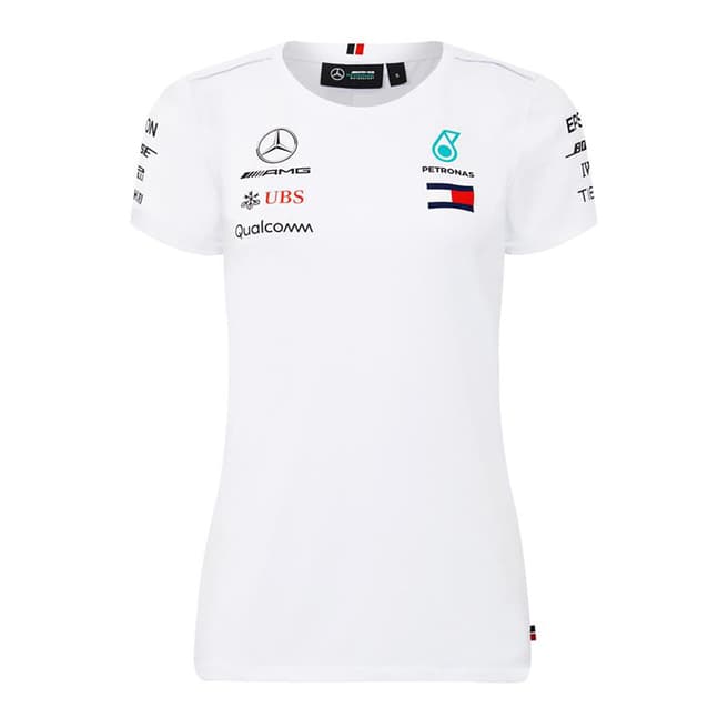 Mercedes AMG-Petronas Motorsport Women's White Driver Tee