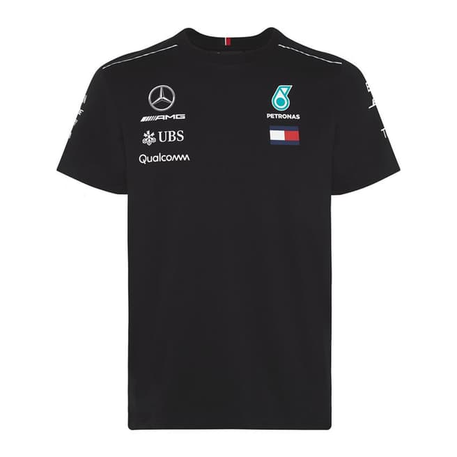 Mercedes AMG-Petronas Motorsport Men's Black Driver Tee
