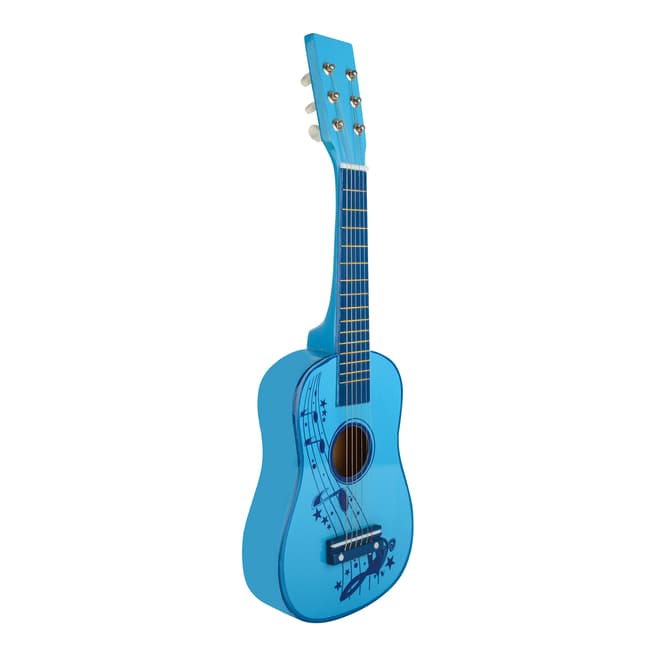 Toyrific 23 Inch Blue Wooden Guitar
