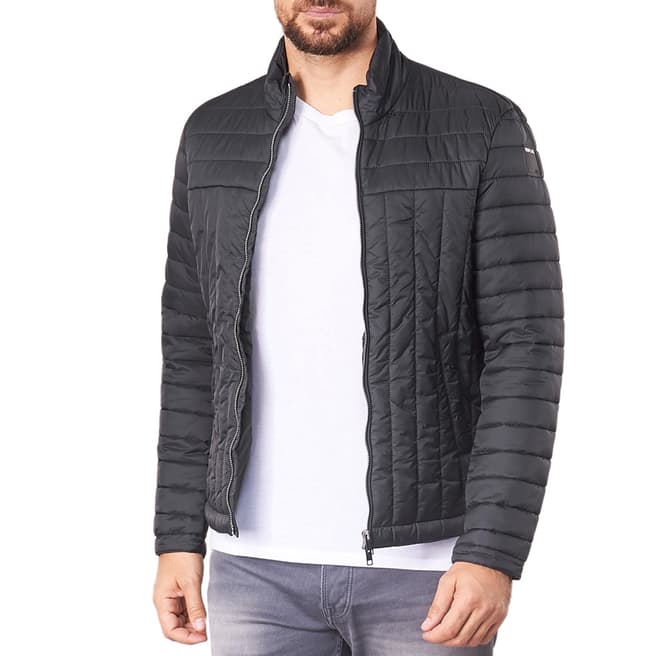 Replay Off Black Quilted Jacket