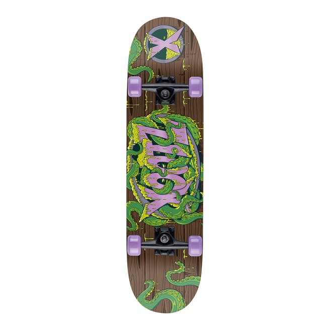 Xootz Doublekick Tentacle Skateboard 31 Inch     