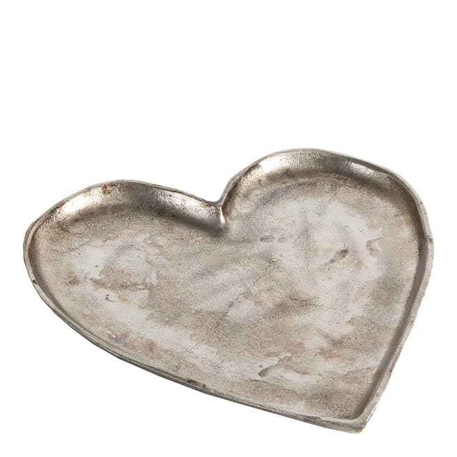 Gallery Living Silver Carrigan Heart Dish 24cm