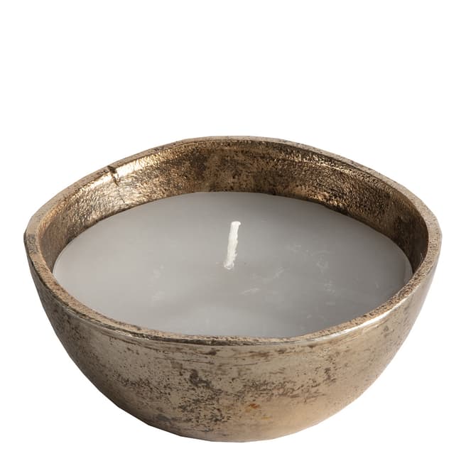 Gallery Living Gold Dollana Round Candle