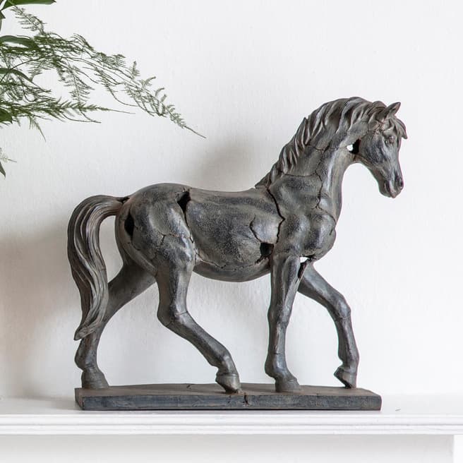 Gallery Living Tamir Antique Horse Statue
