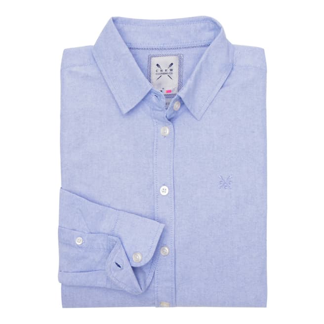 Crew Clothing Blue Oxford Shirt
