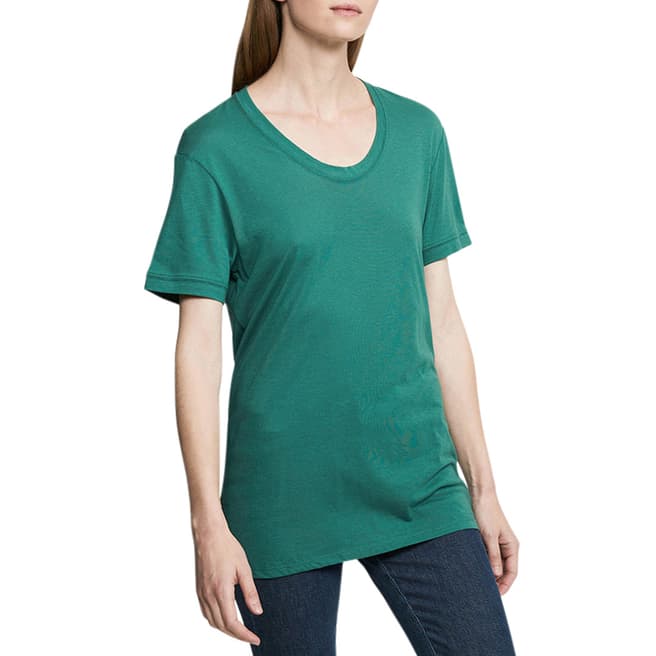 Zoe Karssen Antique Green Loose Fit T-Shirt