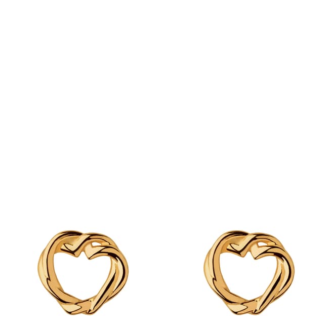 Links of London Yellow Gold Kindred Soul Stud Earrings