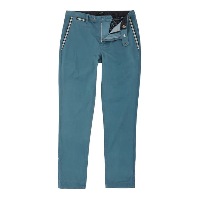 Ted Baker Blue Golftro Water-Repellent Chinos