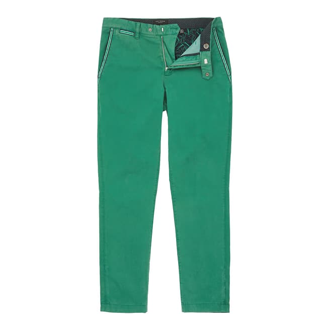 Ted Baker Green Golftro Water-Repellent Chinos
