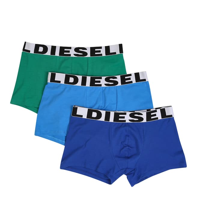 Diesel Green/Blue Boxer 3 Pack