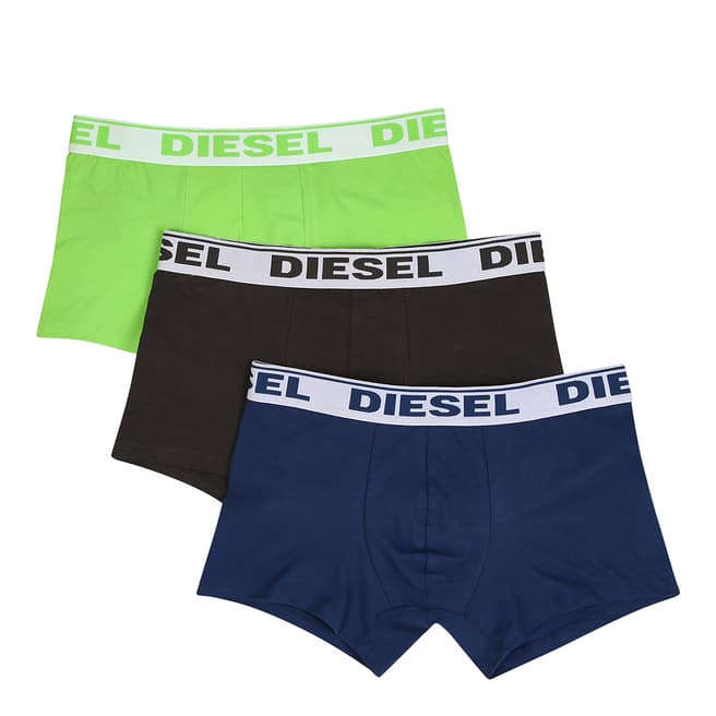 Diesel Green/Black/Navy Boxer 3 Pack