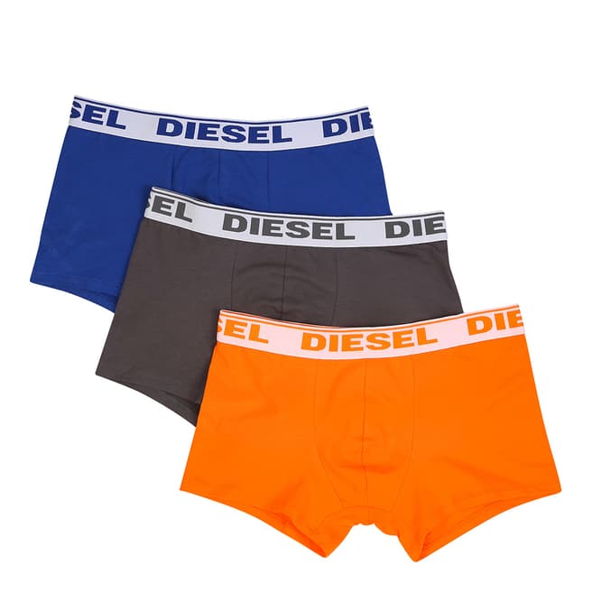 Diesel Blue/Grey/Orange Boxer 3 Pack