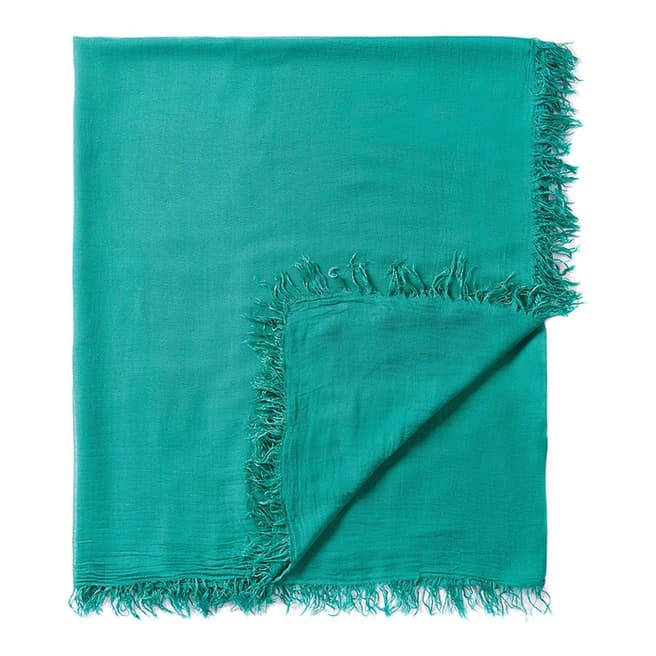 Pure Collection Emerald Ultra Soft Gauzy Scarf