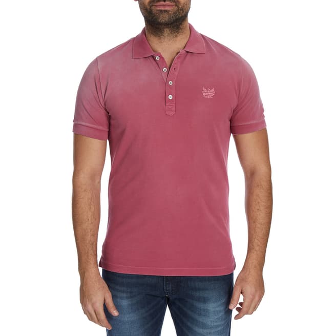 Diesel Pink T-Night Cotton Polo Top