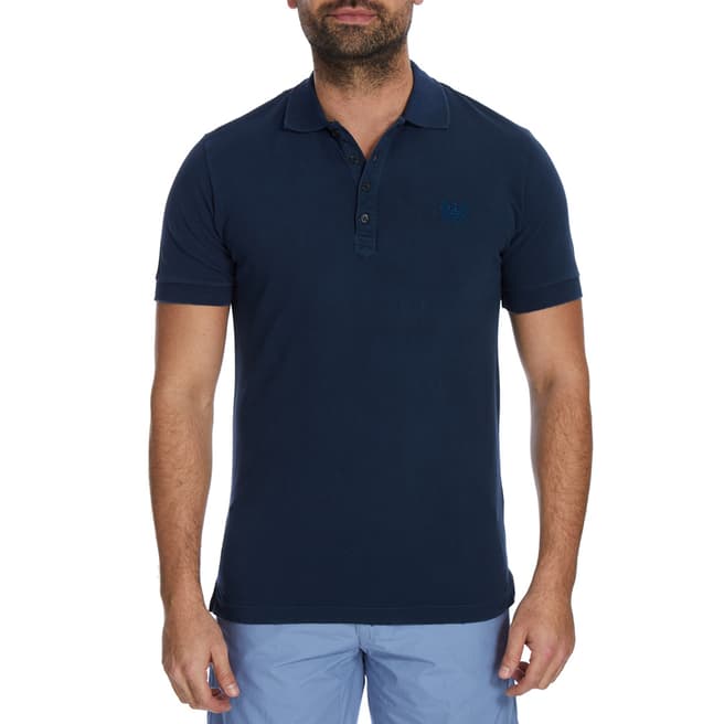 Diesel Navy T-Night Cotton Polo Top