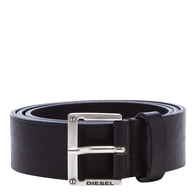 Diesel Black B-Grend Leather Belt