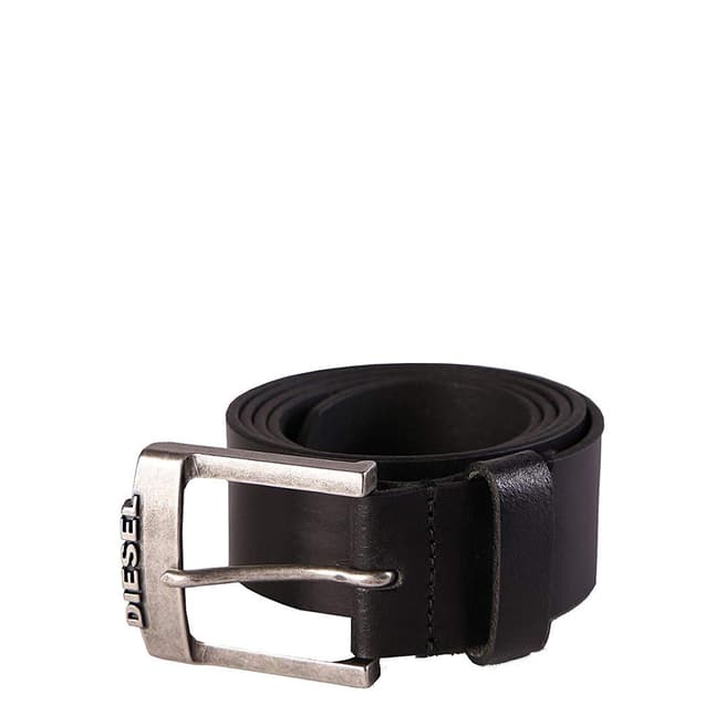 Diesel Black B-Deal Leather Belt