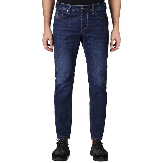 Diesel Blue Denim Tepphar Slim Stretch Jeans