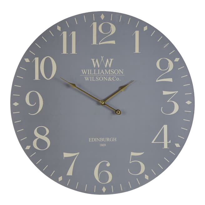 Fifty Five South Grey Classical Wall Clock