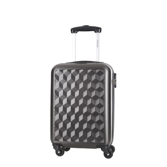 Travel One Grey Anderson Low Cost 4 Wheel Suitcase 46cm