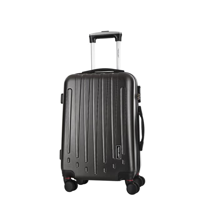 Travel One Grey Haryana 8 Wheel Suitcase 50cm