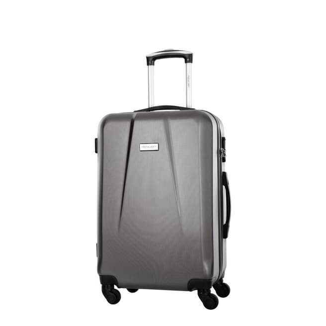 Travel One Grey Pandara 4 Wheel Suitcase 46cm