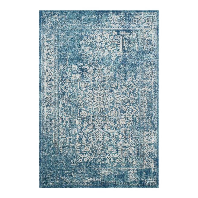 Safavieh Blue/Ivory Fiorella Transitional Area Rug, 154x228cm
