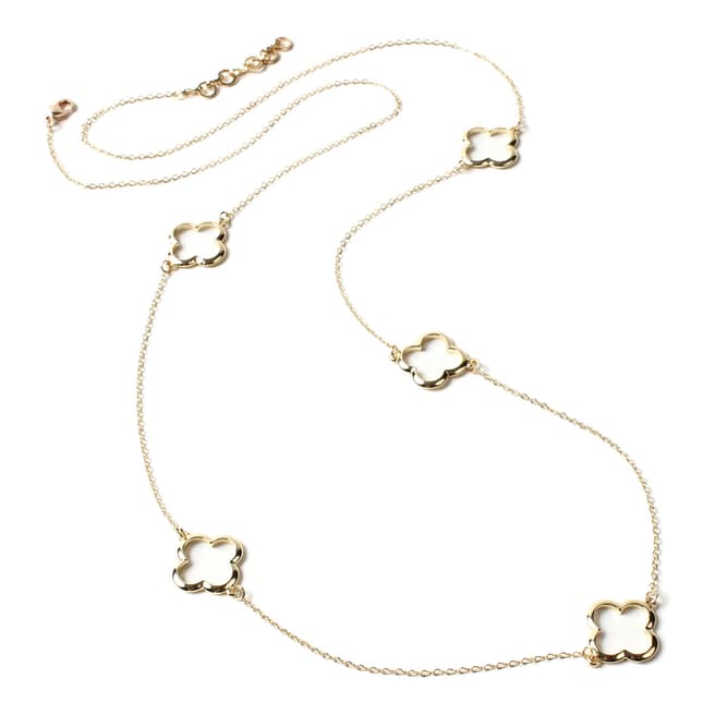 Amrita Singh Gold Clover Station Necklace