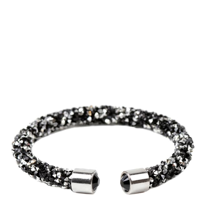 Amrita Singh Silver / Black Crystal Cuff Bracelet
