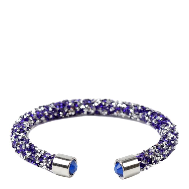 Amrita Singh Silver / Blue Crystal Cuff Bracelet