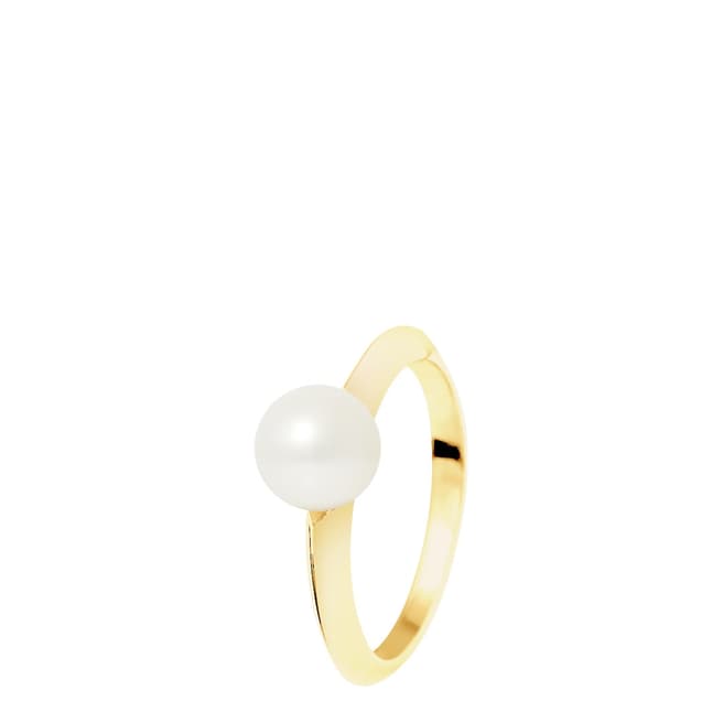 Just Pearl Silver Pearl/Gold Ring