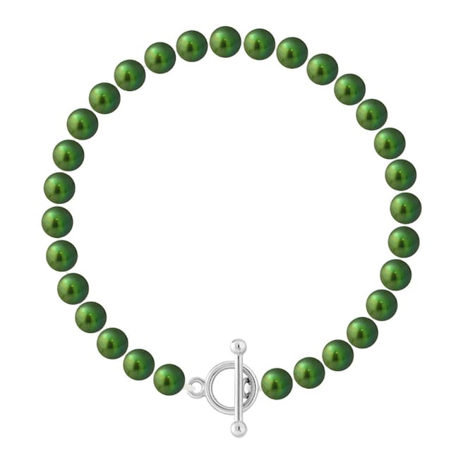 Mitzuko Malachite Green Freshwater Pearl Bracelet