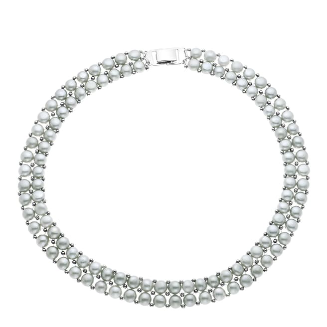 Mitzuko Silver Freshwater Pearl Necklace