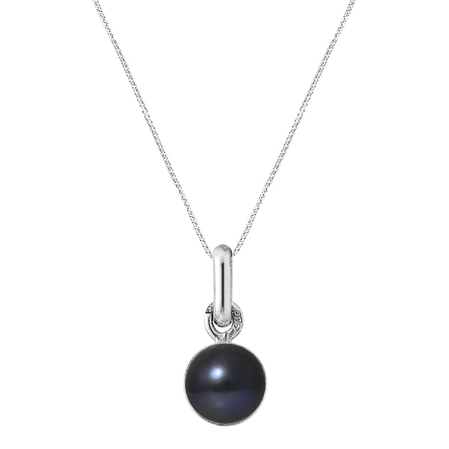 Mitzuko Black Freshwater Pearl Necklace 8-9mm