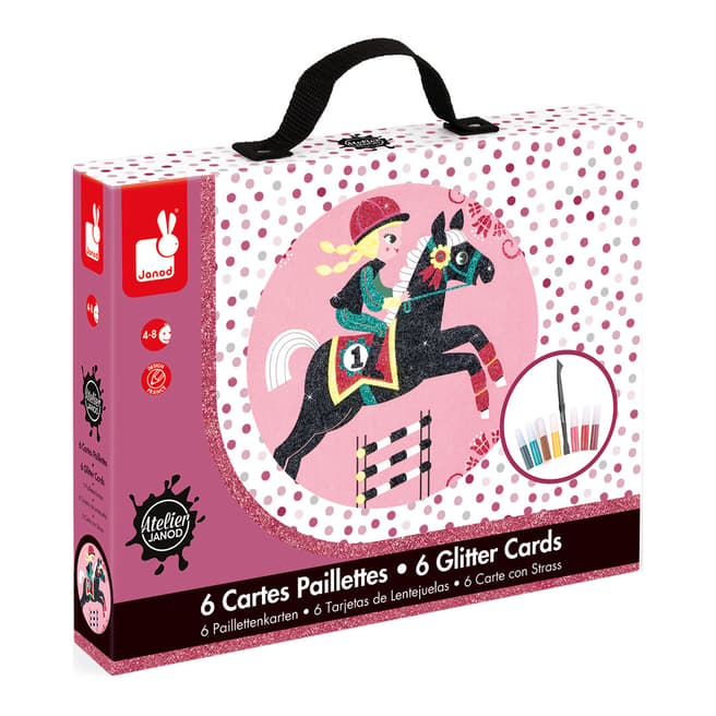Janod The World of Horses Glitter Cards