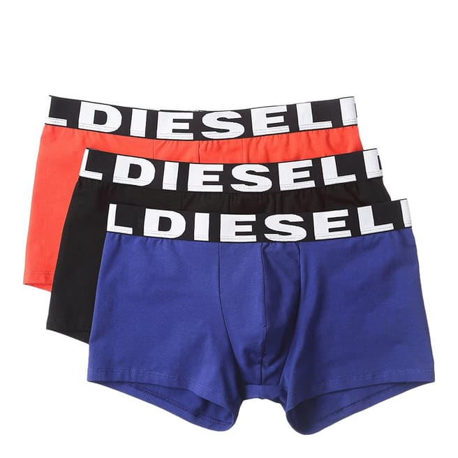Diesel Red/Black/Blue 3 Pack Shawn Boxers