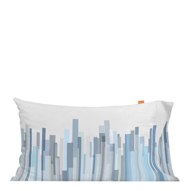 Blanc Crystal Pair of Housewife Pillowcases