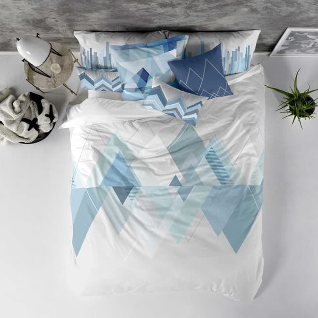 Blanc Crystal Double Duvet Cover
