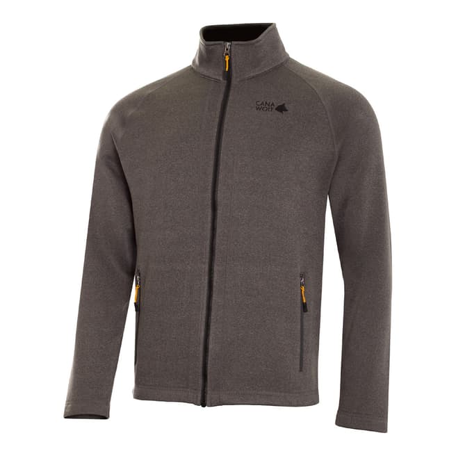 CANA WOLF Grey Full Zip Thermal Jacket