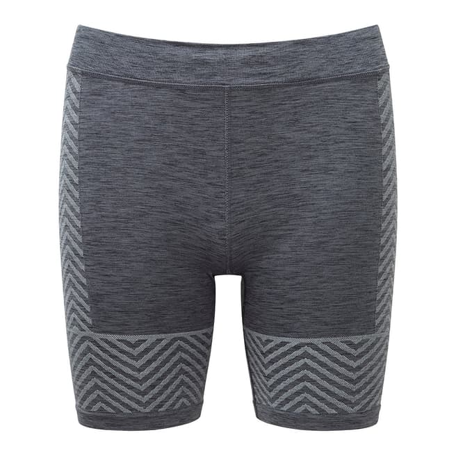 Tribe Sports Women's Charcoal Grey Engineered Shorts