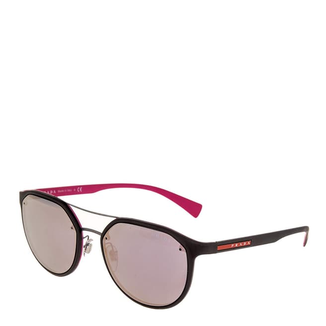 Prada Sport Men's Brown/Dark Grey Sunglasses 53mm