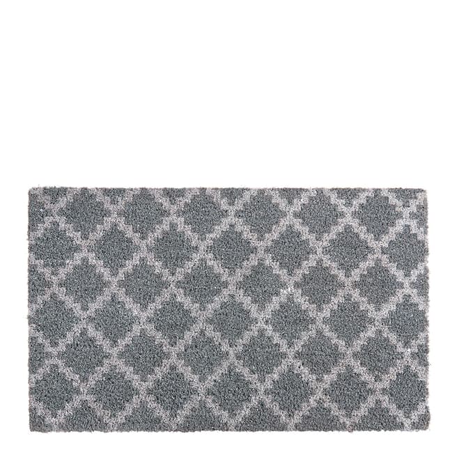 Artsy Doormats Grey Large Trellis Doormat