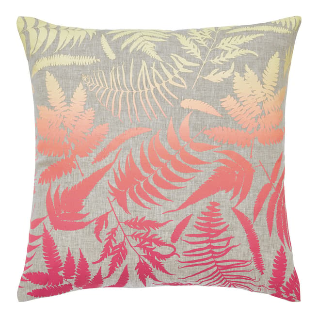 Clarissa Hulse Filix Cushion, Coral